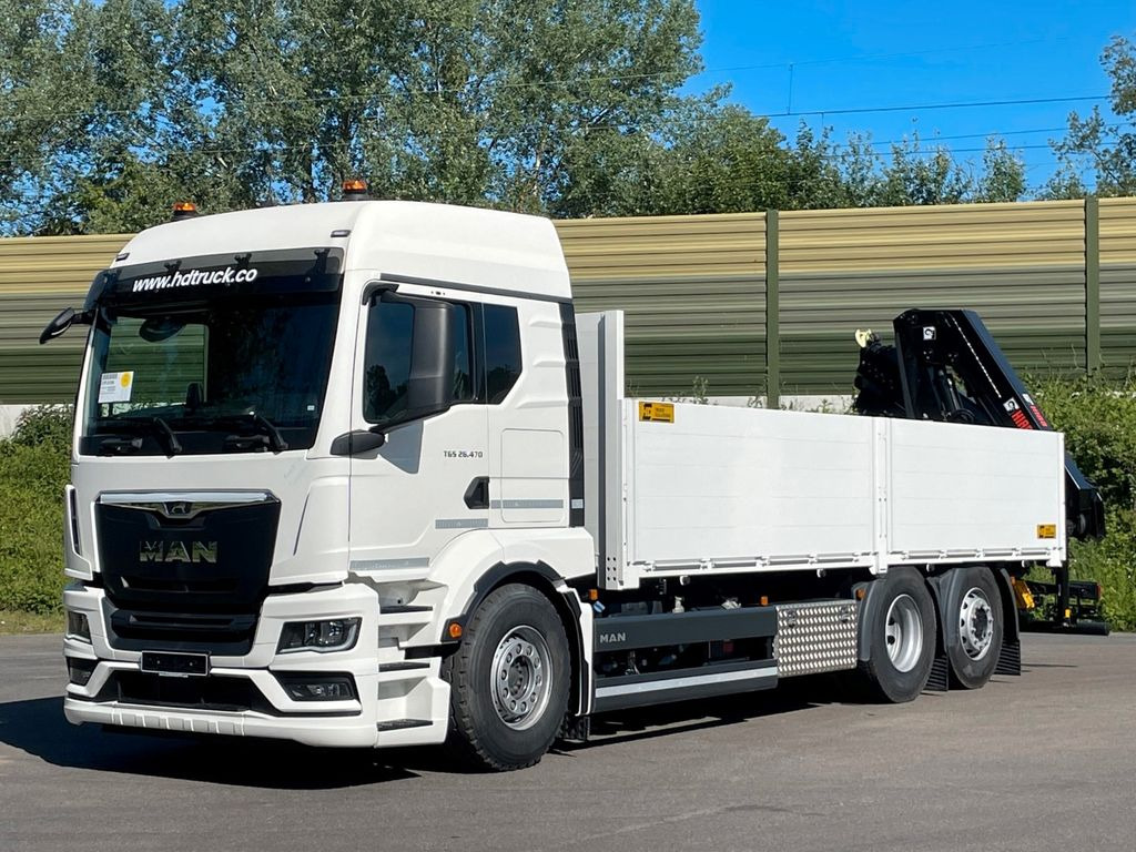 Yeni Sal/ Açık kasa kamyon, Vinçli kamyon MAN TGS 26.480 6X2 Euro6 Retarder HIAB 228 - 4: fotoğraf 14