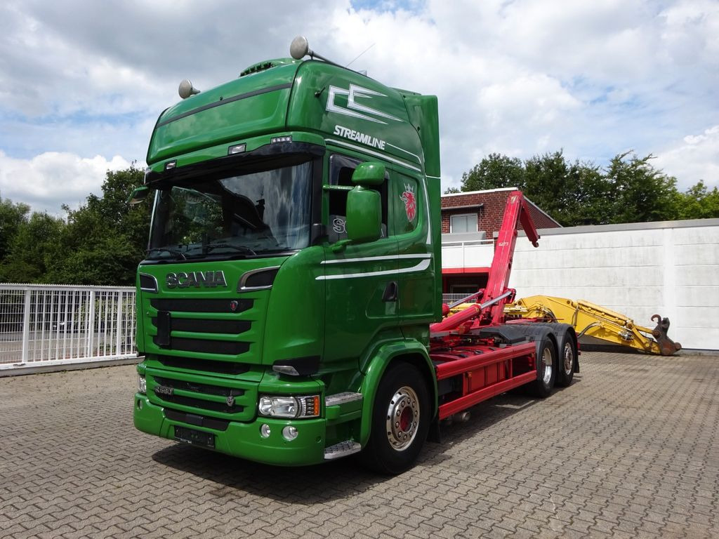 Kancalı yükleyici kamyon Scania R580 V8 MEILLER  Neu Zustand: fotoğraf 8