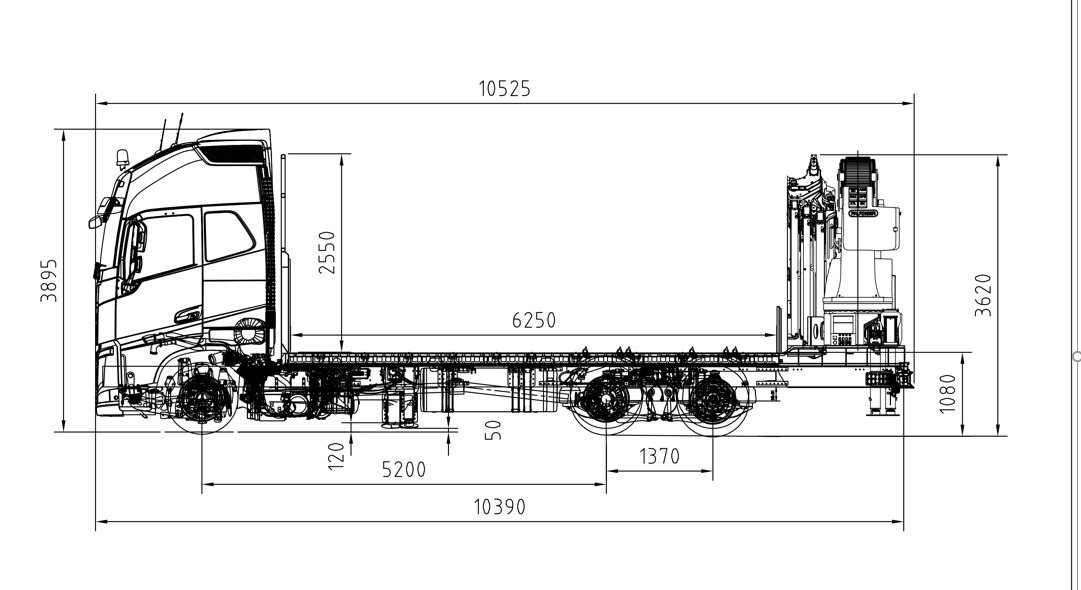 Sal/ Açık kasa kamyon, Vinçli kamyon Volvo FH4 [ Copy ]: fotoğraf 14