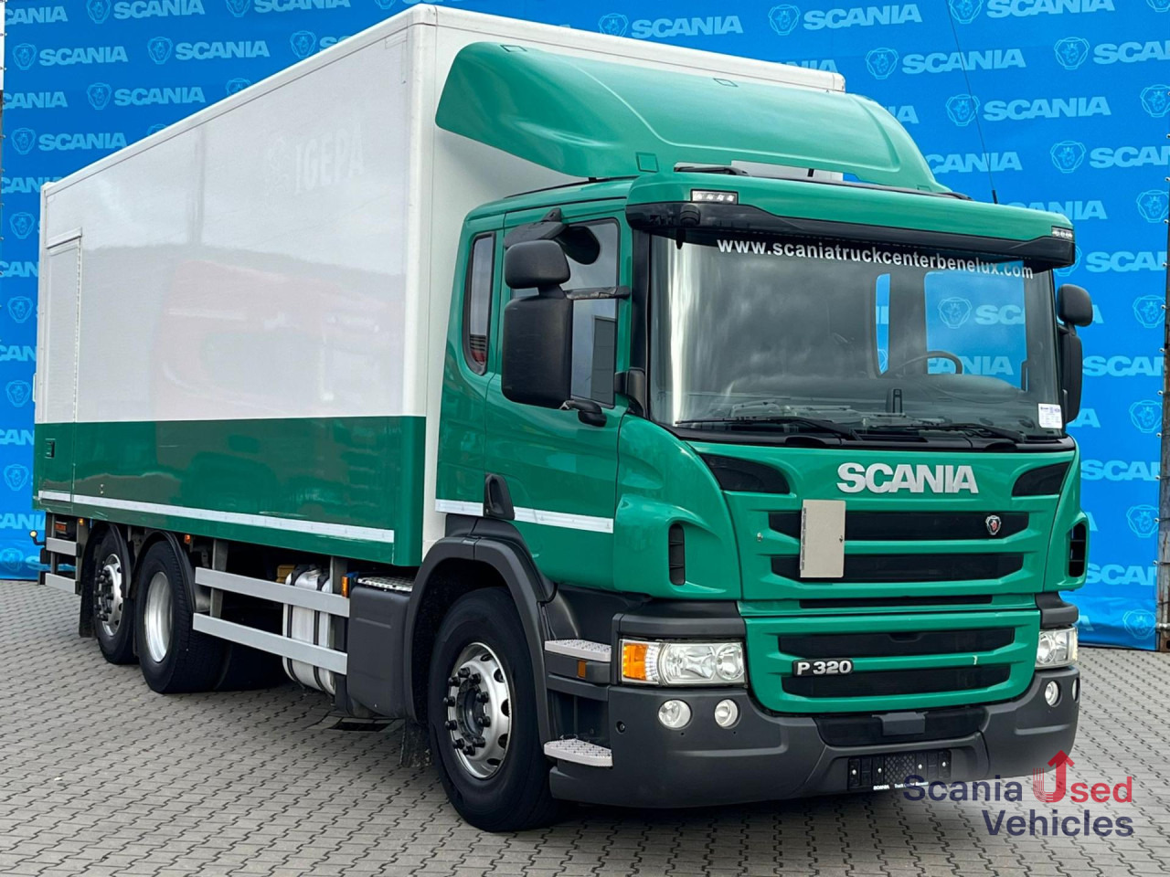 Kapalı kasa kamyon SCANIA P 320 DB6x2*4MNB FULL AIR 8T RETARDER 2T TAIL LIFT: fotoğraf 8