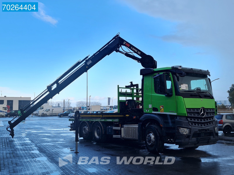 Sal/ Açık kasa kamyon, Vinçli kamyon Mercedes-Benz Arocs 2540 6X4 HAD Hydrodrive Hiab X-HIPRO 192 ES-4Lift-Steering: fotoğraf 15