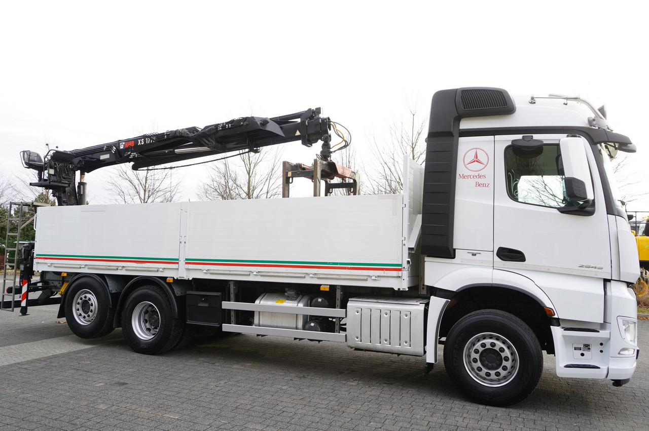 Vinçli kamyon MERCEDES-BENZ Arocs 6×2 2545 Crane HIAB 177 K PRO/HIPRO / steering and lifting axle: fotoğraf 10