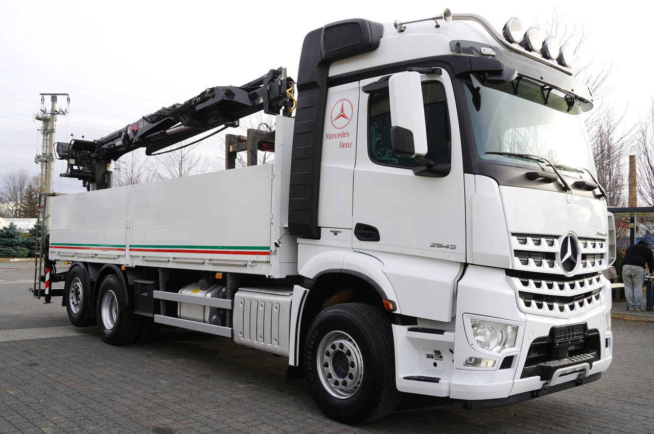 Vinçli kamyon MERCEDES-BENZ Arocs 6×2 2545 Crane HIAB 177 K PRO/HIPRO / steering and lifting axle: fotoğraf 11