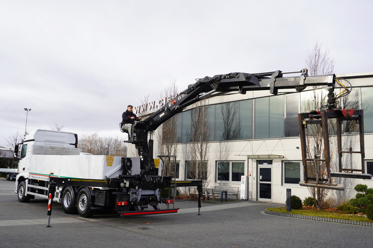 Vinçli kamyon MERCEDES-BENZ Arocs 6×2 2545 Crane HIAB 177 K PRO/HIPRO / steering and lifting axle: fotoğraf 6