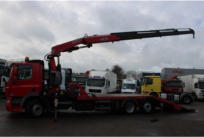 Vinçli kamyon DAF CF 85.410 + FASSI 33ton + transporter edition + winch hydrolic + 6x2 + remote E5: fotoğraf 6