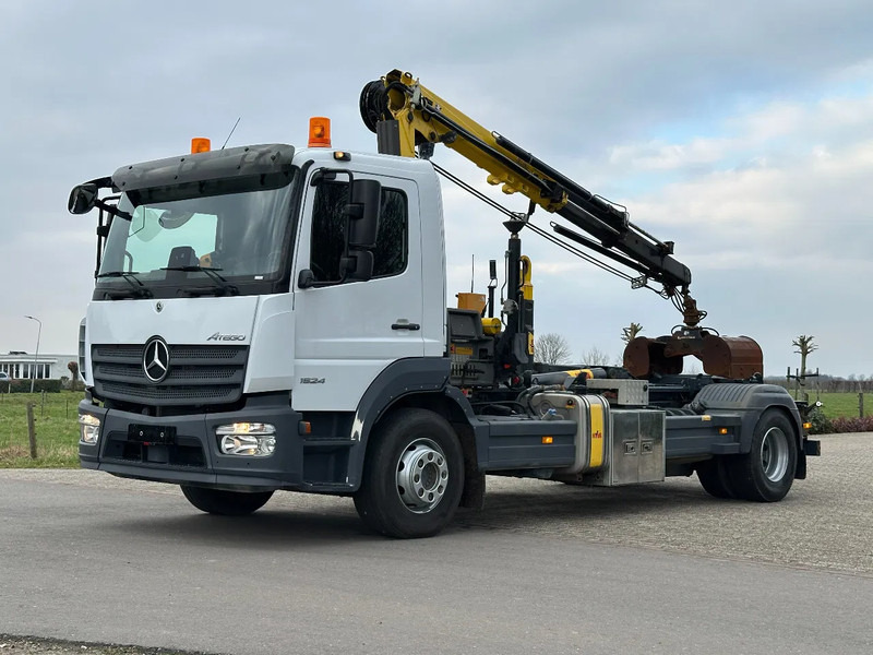 Kancalı yükleyici kamyon, Vinçli kamyon Mercedes-Benz Atego 1524 2021 !!KRAAN/HAAK!!RADIO REMOTE!! 68dkm! ZERO EMISSIE 2030!!: fotoğraf 6