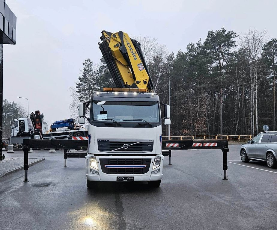 Vinçli kamyon, Sal/ Açık kasa kamyon Volvo FH 520 8x4 HMF ODIN K6 EURO 5 FLY JIB KRAN CRANE: fotoğraf 15