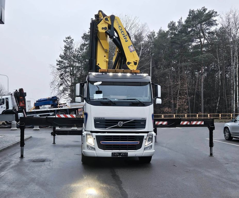 Vinçli kamyon, Sal/ Açık kasa kamyon Volvo FH 520 8x4 HMF ODIN K6 EURO 5 FLY JIB KRAN CRANE: fotoğraf 13