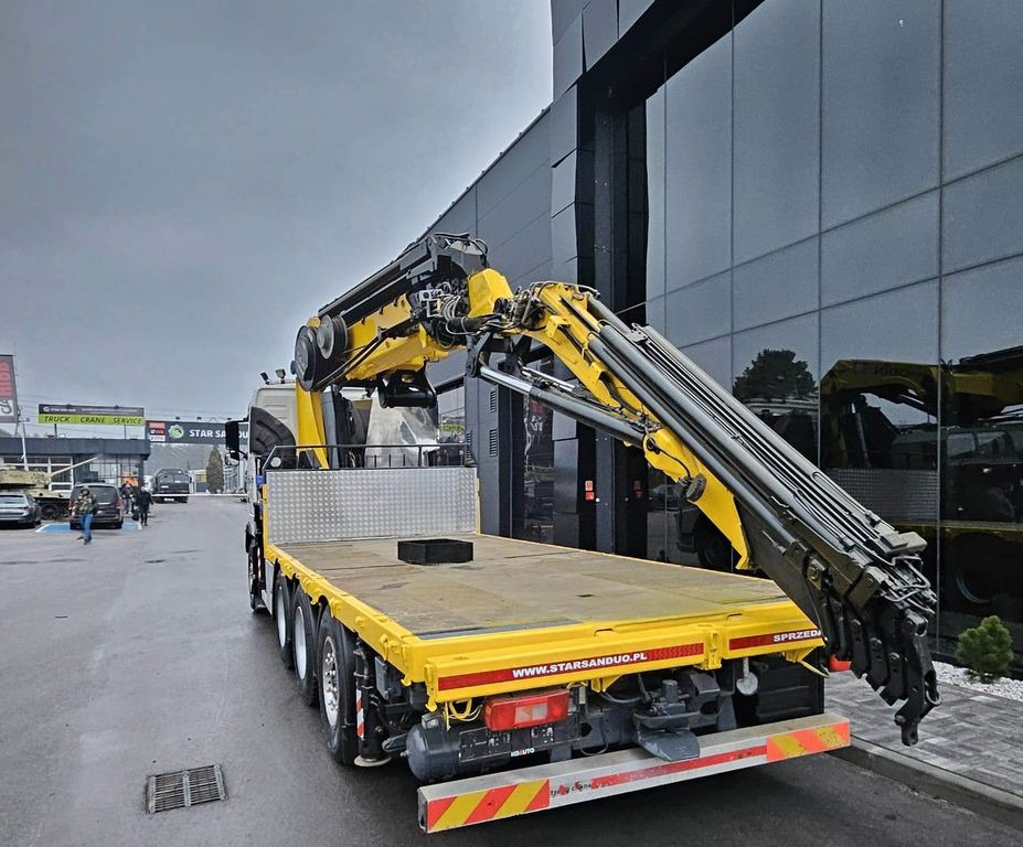 Vinçli kamyon, Sal/ Açık kasa kamyon Volvo FH 520 8x4 HMF ODIN K6 EURO 5 FLY JIB KRAN CRANE: fotoğraf 18