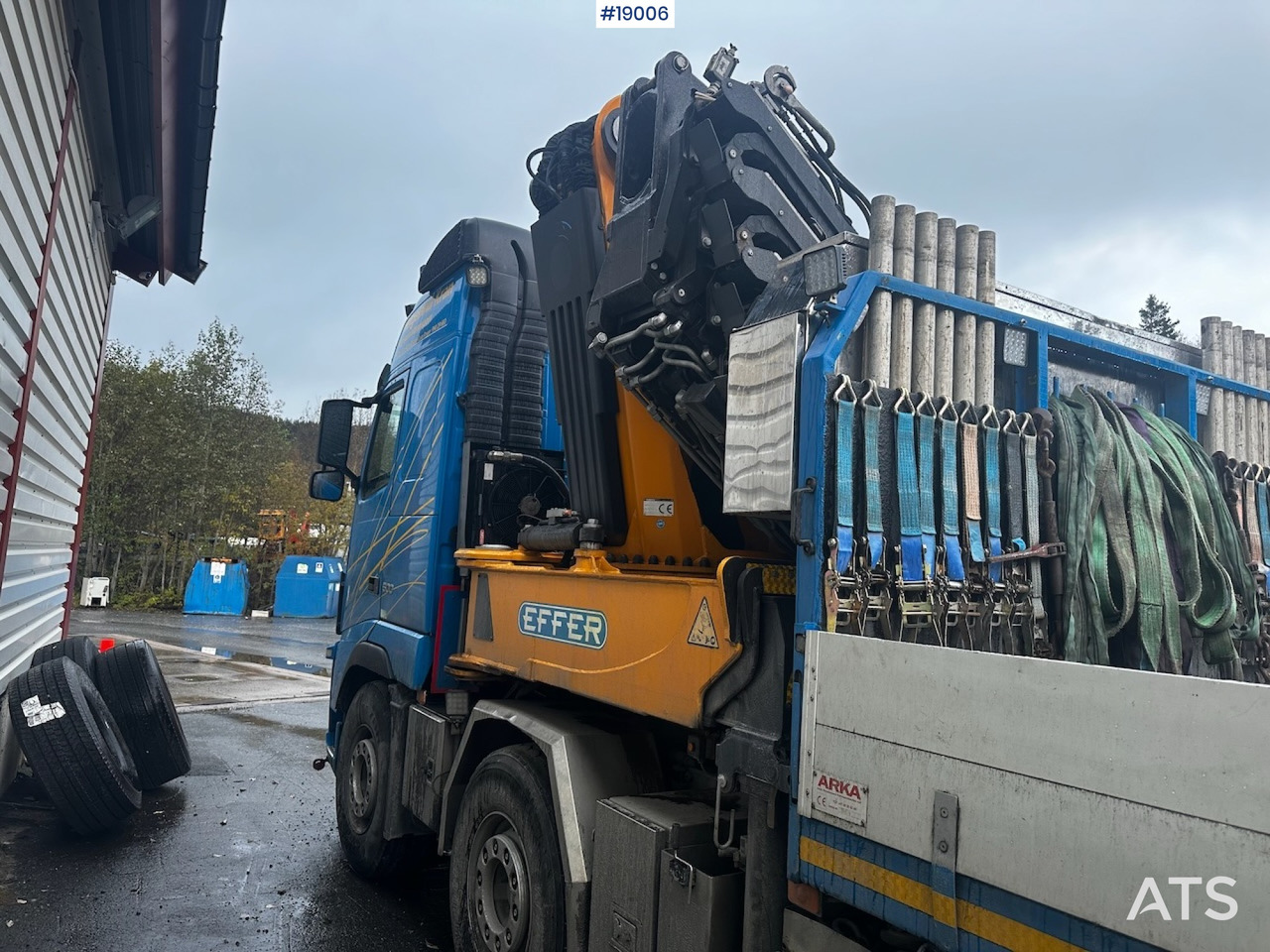 Vinçli kamyon, Sal/ Açık kasa kamyon Volvo FM 500: fotoğraf 6