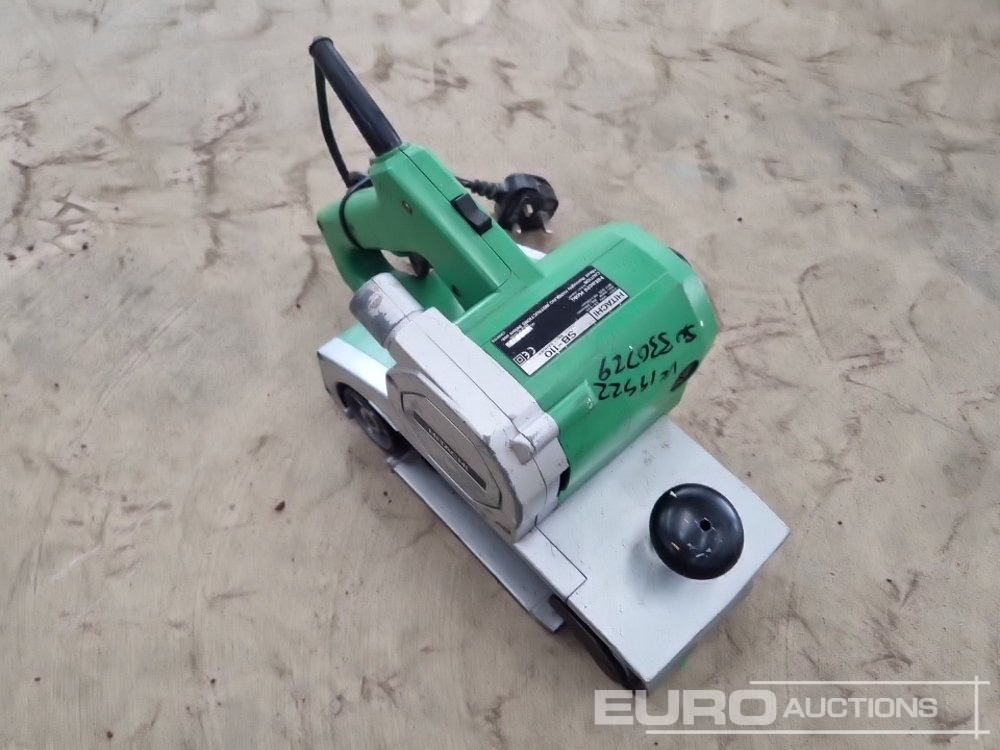 İnşaat ekipmanı Hitachi SB-10 240 Volt Belt Sander: fotoğraf 7