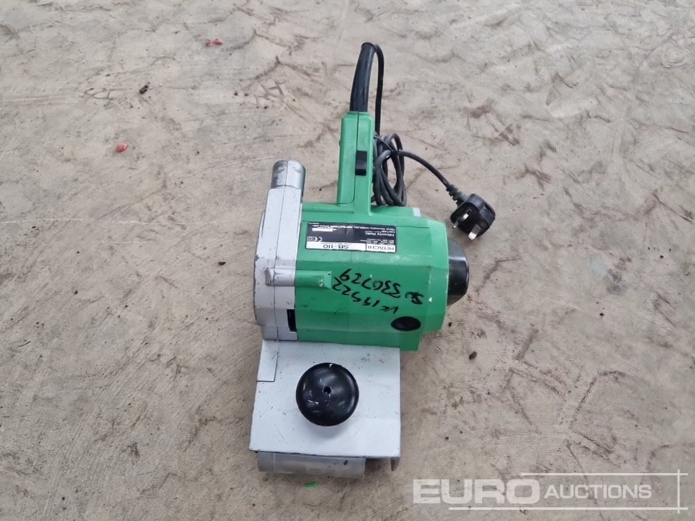 İnşaat ekipmanı Hitachi SB-10 240 Volt Belt Sander: fotoğraf 8