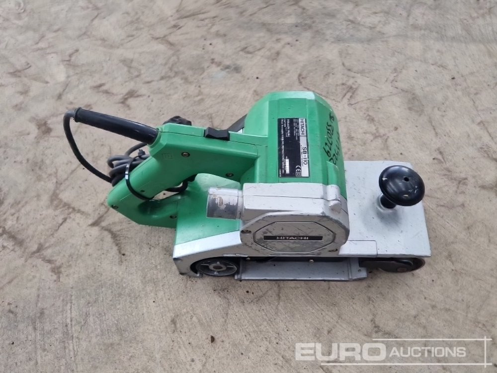 İnşaat ekipmanı Hitachi SB-10 240 Volt Belt Sander: fotoğraf 6