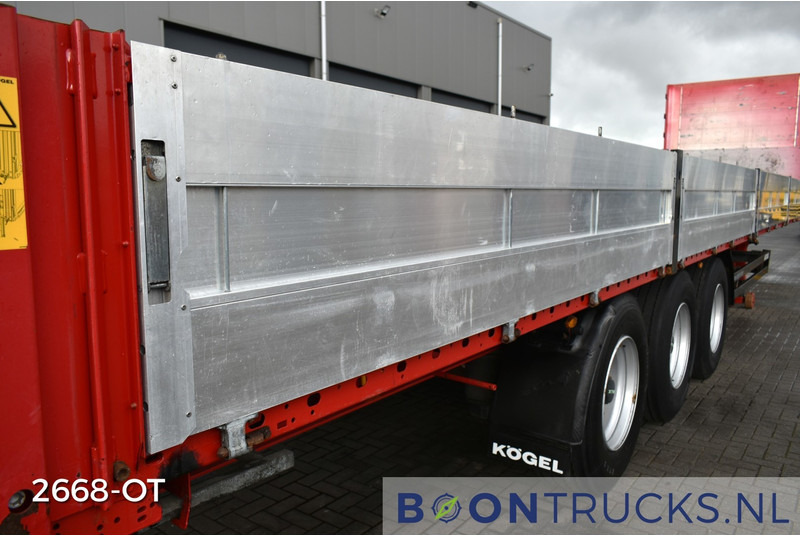 Açık/ Sal dorse Kögel SN 24 FLATBED | ALU BOARDS * HARDWOOD FLOOR * NL TRAILER * APK 09-2025 * TOP!: fotoğraf 9