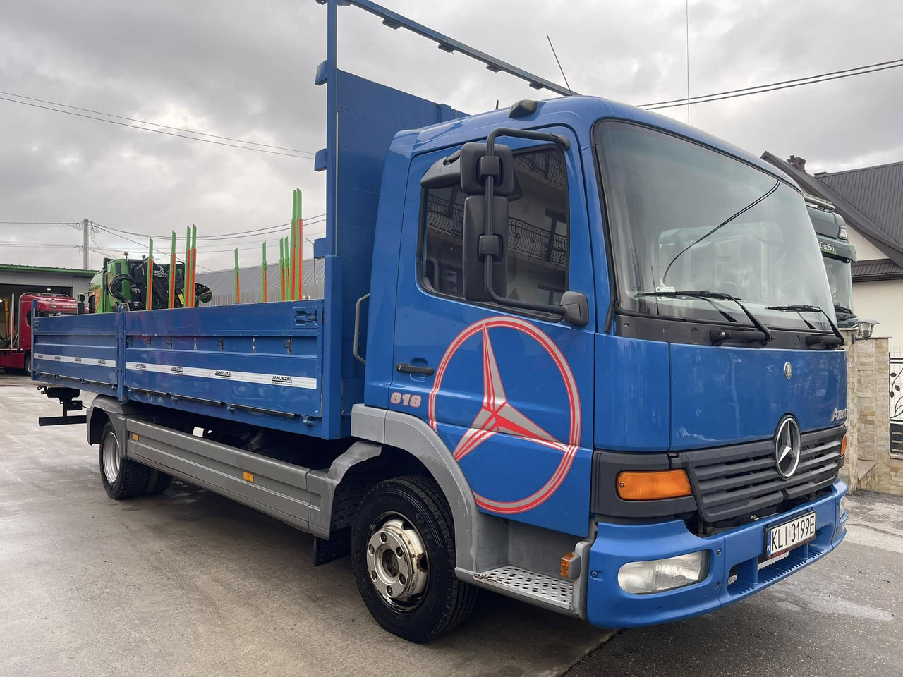 Sal/ Açık kasa kamyon Mercedes Benz Atego 818: fotoğraf 11